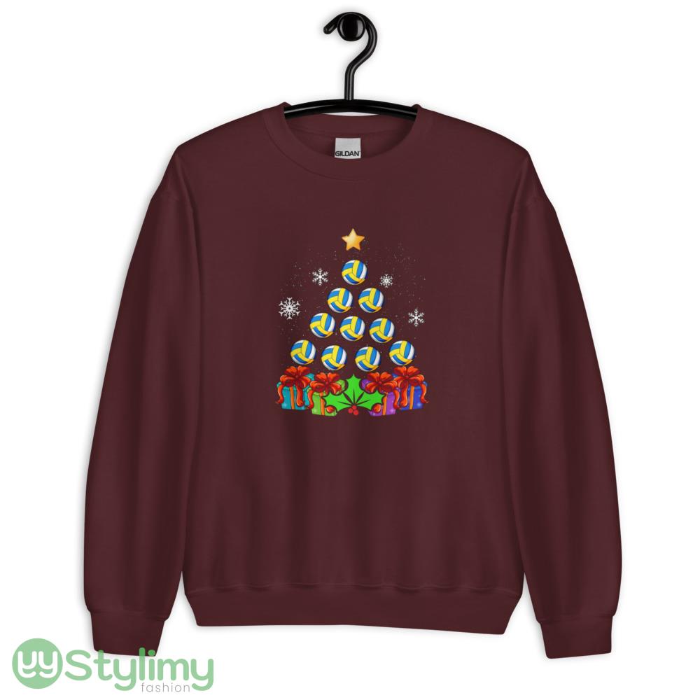 Funny Volleyball Christmas Tree Decor Gift Xmas Stockings Sweatshirt gift for Christmas 7 Funny Volleyball Christmas Tree Decor Gift Xmas Stockings Sweatshirt gift for Christmas - 18000 Unisex Heavy Blend Crewneck Sweatshirt-2