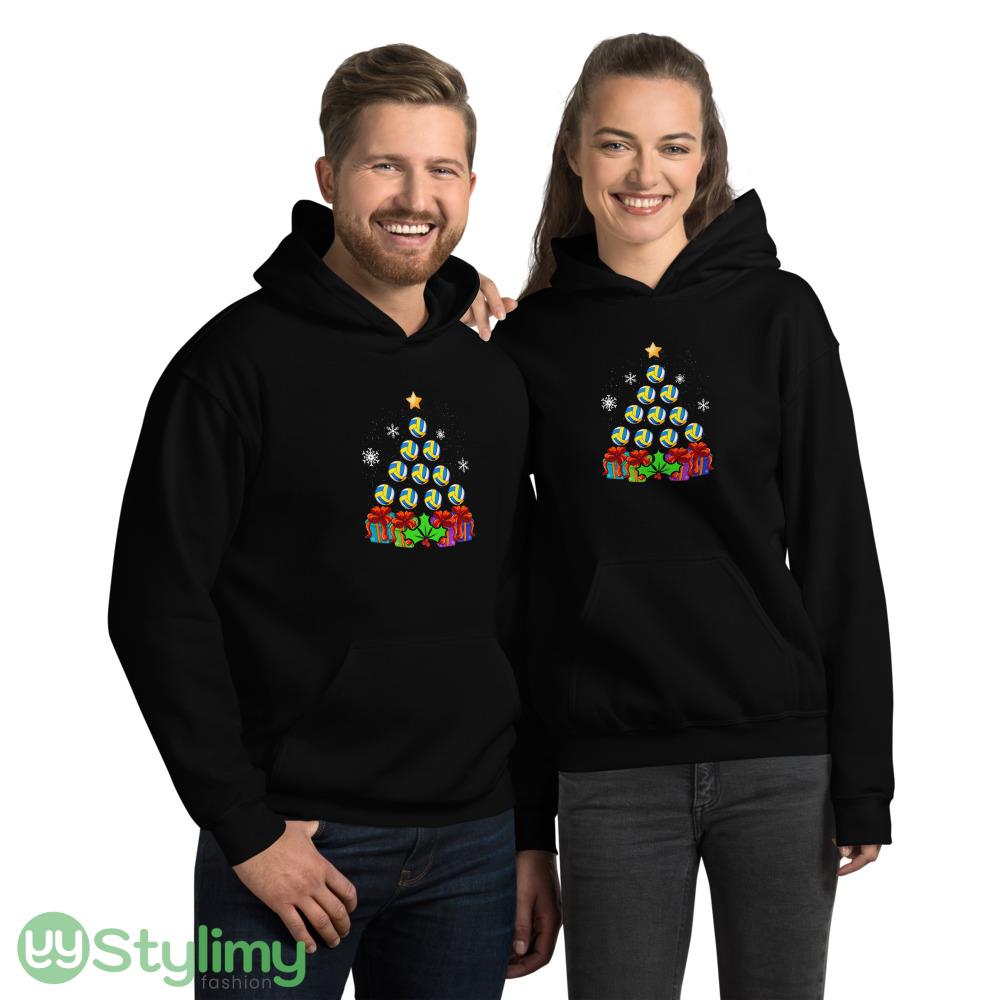Funny Volleyball Christmas Tree Decor Gift Xmas Stockings Sweatshirt gift for Christmas 4 Funny Volleyball Christmas Tree Decor Gift Xmas Stockings Sweatshirt gift for Christmas - 18500 Unisex Heavy Blend Hooded Sweatshirt