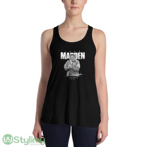John Madden logo graphics T shirts for mens and womens - 8800 Women's Flowy Racerback Tank