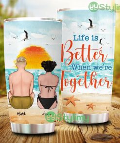 Life Is Better When We're Together, Personalized Summer Vibe Tumbler - Life Is Better When We're Together, Personalized Summer Vibe Tumbler