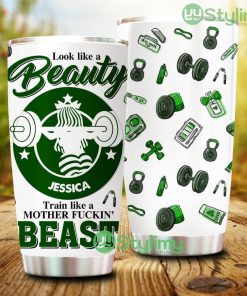 Look Like A Beauty, Personalized Gym Tumbler - Look Like A Beauty, Personalized Gym Tumbler