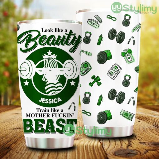 Look Like A Beauty, Personalized Gym Tumbler