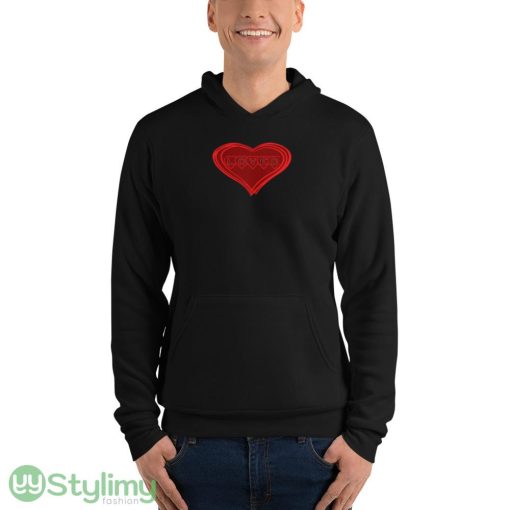 Loved ideas funny black T shirts for mens and womens - 3719 Unisex Fleece Pullover Hoodie