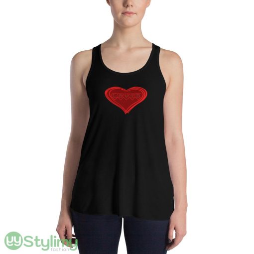 Loved ideas funny black T shirts for mens and womens - 8800 Women's Flowy Racerback Tank