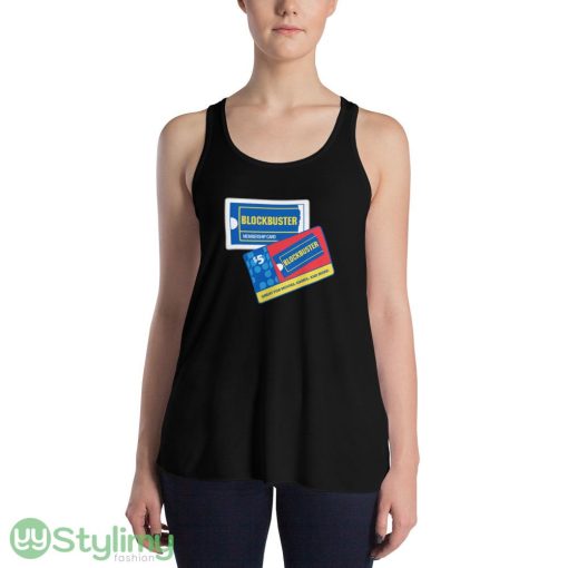 Make it a Blockbuster Night ideas funny black T shirts for mens and womens - 8800 Women's Flowy Racerback Tank