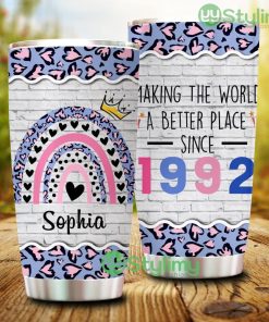 Making The World A Better Place Since 1992, Personalized 30th Birthday Tumbler - Making The World A Better Place Since 1992, Personalized 30th Birthday Tumbler