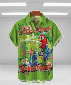 Mens Shirt Graphic Prints Parrot TurnLight Outdoor Street s Print Clothing Tropical Fashion Hawaiian Designer - 080423-142509