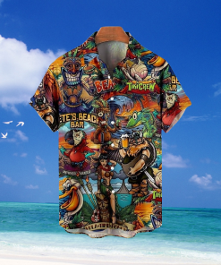 Mens Shirt Summer Hawaiian Shirt Graphic Prints Totem TurnOutdoor Street Print Clothing Apparel Fashion Streetwear Designer - 120423-100313