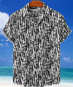 Mens Shirt Summer Hawaiian Shirt Up Shirt Casual Shirt Beach Shirt Dark Graphic TurnDaily Vacation Print Clothing Apparel Hawaiian - 120423-103156