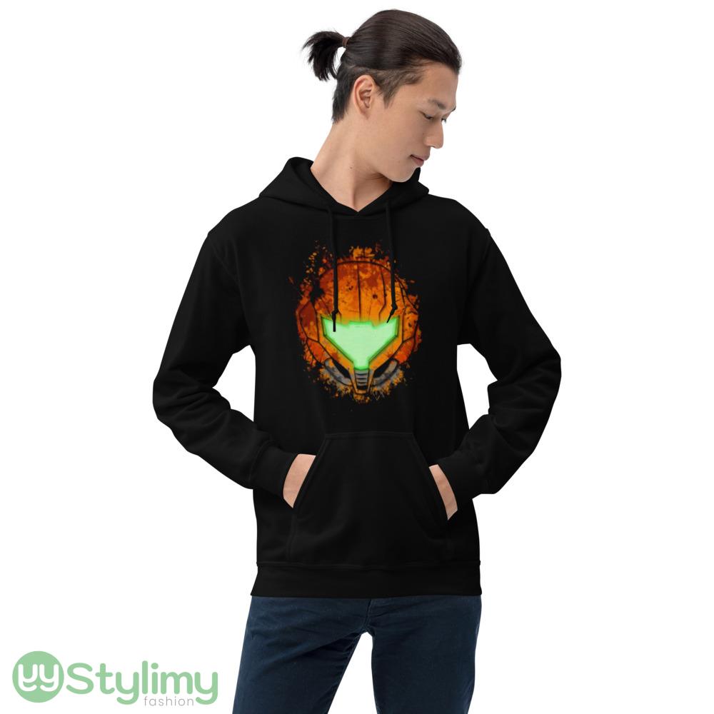 Metroid Prime Remaster Samus Aran Print T Shirts 2 Metroid Prime Remaster Samus Aran Print T Shirts - 18500 Unisex Heavy Blend Hooded Sweatshirt