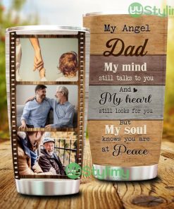 My Angel My Soul Knows You Are At Peace, Personalized Custom Memorial Upload Photo Tumbler - My Angel My Soul Knows You Are At Peace, Personalized Custom Memorial Upload Photo Tumbler