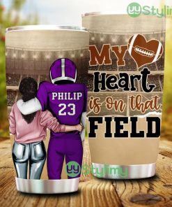 My Heart Is On That Field, Personalized Tumbler - My Heart Is On That Field, Personalized Tumbler