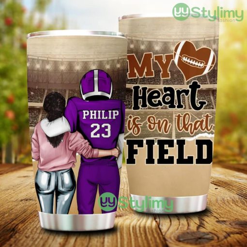 My Heart Is On That Field, Personalized Tumbler