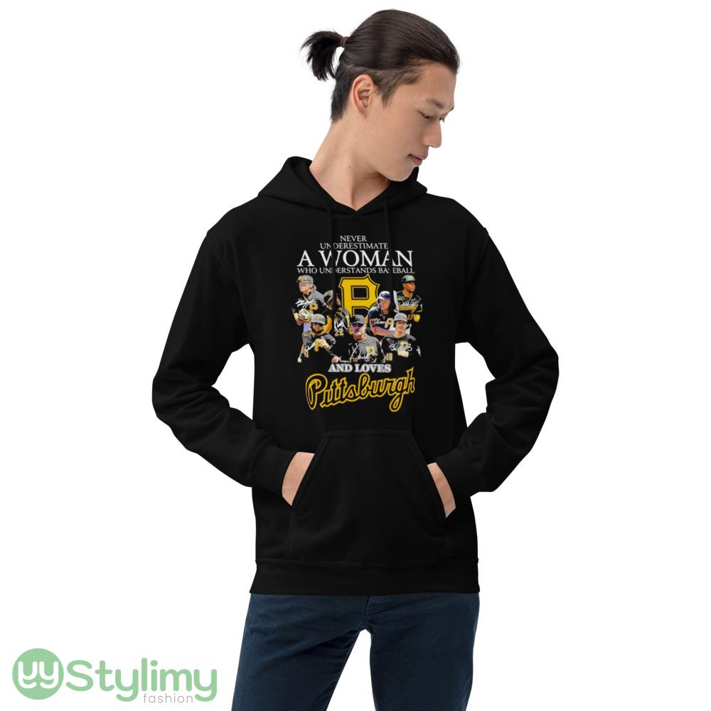 Never Underestimate A Woman Who Understands Baseball And Love Pittsburgh Pirates Signatures Ideas T Shirts 9 Never Underestimate A Woman Who Understands Baseball And Love Pittsburgh Pirates Signatures Ideas T Shirts - 18500 Unisex Heavy Blend Hooded Sweatshirt