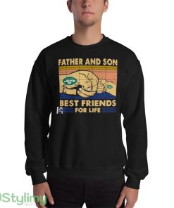 New york jets and son best friends for life Print T Shirts - 18000 Unisex Heavy Blend Crewneck Sweatshirt