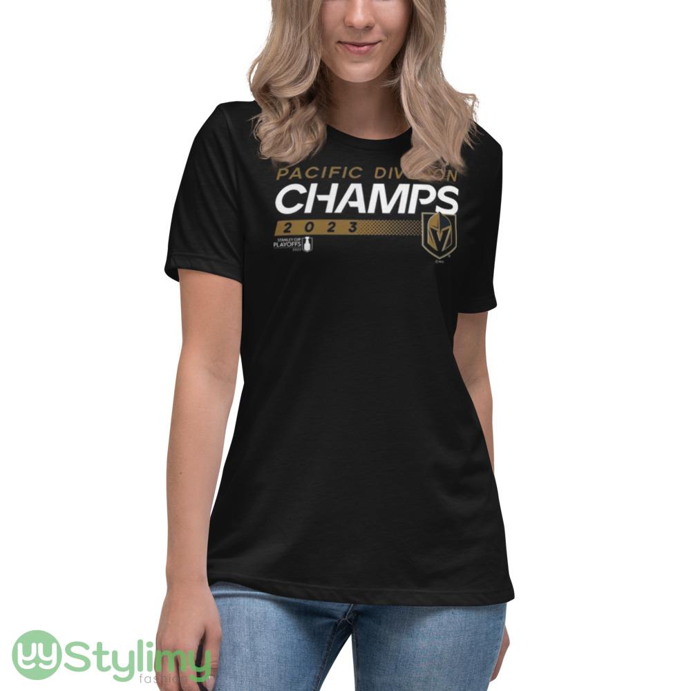 Nhl vegas golden knights 2023 pacific Division champions Ideas T Shirts 3 Nhl vegas golden knights 2023 pacific Division champions Ideas T Shirts - 6400 Women's Relaxed Short Sleeve Jersey Tee