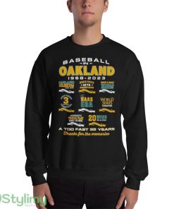 Oakland in Baseball 1968 2023 a too fast 55 years thank for the memories Ideas T Shirts - 18000 Unisex Heavy Blend Crewneck Sweatshirt