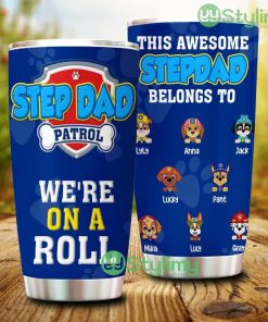 Paw Patrol We're On A Roll Personalized Tumbler - Paw Patrol We're On A Roll Personalized Tumbler