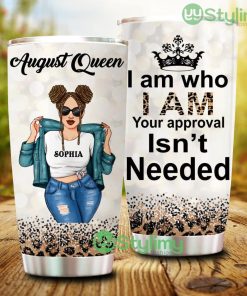 Personalized August Birthday Tumbler, Custom Birthday Tumbler - Personalized August Birthday Tumbler, Custom Birthday Tumbler