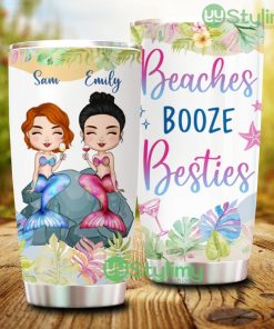 Personalized Beach Best Friend Tumbler - Personalized Beach Best Friend Tumbler