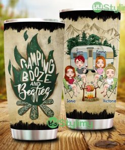 Personalized Camping Tumbler, Unique Friendship Gifts - Personalized Camping Tumbler, Unique Friendship Gifts