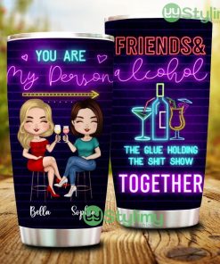 Personalized Custom Bestie Tumbler Christmas Gifts, You Are My Person - Personalized Custom Bestie Tumbler Christmas Gifts, You Are My Person
