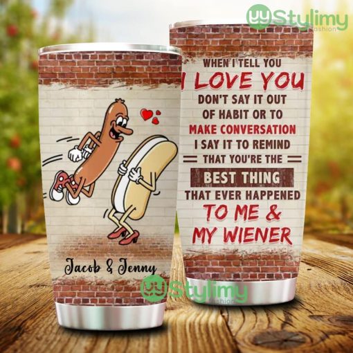 Personalized Custom Couple Tumbler – All I Want For Valentines’s Day Is You Inside Me