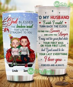 Personalized Custom Couple Tumbler - To My Husband I Love You Forever And Always - Personalized Custom Couple Tumbler - To My Husband I Love You Forever And Always