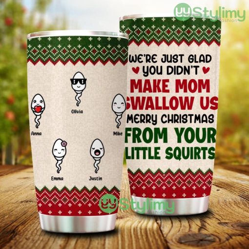 Personalized Custom Dad Xmas Tumbler Merry Christmas