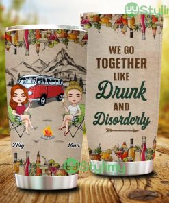 Personalized Here's To Another Year Of Bonding Over Alcohol Camping Friends Tumbler - Personalized Here's To Another Year Of Bonding Over Alcohol Camping Friends Tumbler