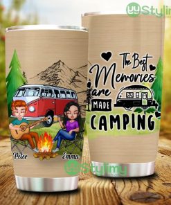 Personalized Life Is Better Around The Campfire Custom Christmas Camping Tumbler - Personalized Life Is Better Around The Campfire Custom Christmas Camping Tumbler