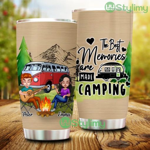 Personalized Life Is Better Around The Campfire Custom Christmas Camping Tumbler