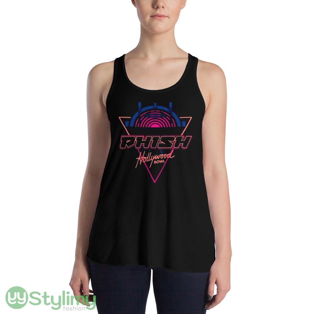 Phish Hollywood Bowl Los Angeles California Print T Shirts 4 Phish Hollywood Bowl Los Angeles California Print T Shirts - 8800 Women's Flowy Racerback Tank