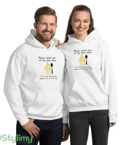 Please Stand clear of my Dole Whip logo white best T shirts - 18500 Unisex Heavy Blend Hooded Sweatshirt