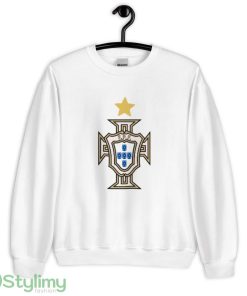 Portugal Football Team With One Star logo white best T shirts - 18000 Unisex Heavy Blend Crewneck Sweatshirt