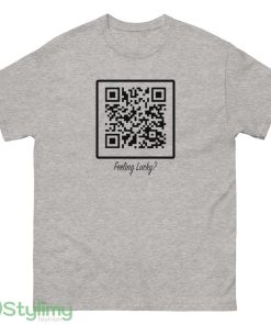 QR Code Rickroll T Shirt Feeling lucky shirt - 500 Men’s Classic Tee Gildan