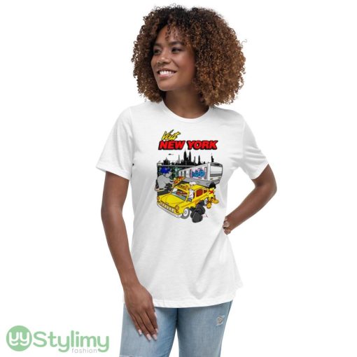 Rat Visit New York ASS shirt - 6400 Women's Relaxed Short Sleeve Jersey Tee