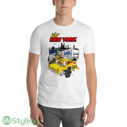 Rat Visit New York ASS shirt - 980 Lightweight Fashion Short Sleeve T-Shirt