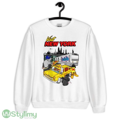 Rat Visit New York ASS shirt - 18000 Unisex Heavy Blend Crewneck Sweatshirt