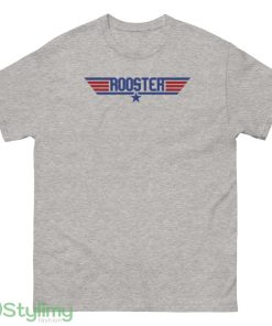 Rooster Top Gun Logo star T shirt - 500 Men’s Classic Tee Gildan