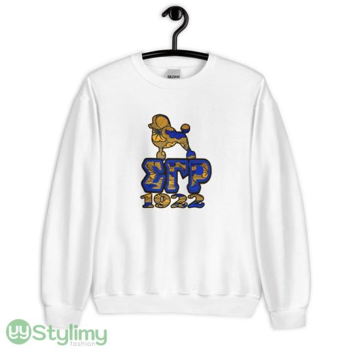 Sigma Gamma Rho African Print with Poodle and 1922 logo white best T shirts