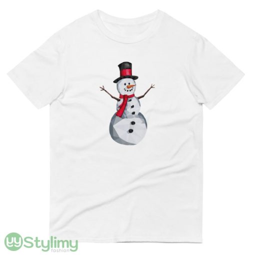 Snowman logo white best T shirts