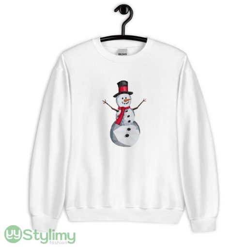 Snowman logo white best T shirts