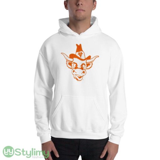Steve Sarkisian wearing University of Texas shirt - 18500 Unisex Heavy Blend Hooded Sweatshirt