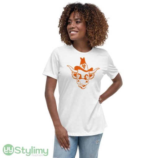 Steve Sarkisian wearing University of Texas shirt - 6400 Women's Relaxed Short Sleeve Jersey Tee