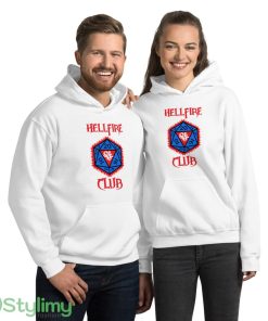 Stranger Things Hellfire Club new vintage T shirts gift for mens and womens - 18500 Unisex Heavy Blend Hooded Sweatshirt