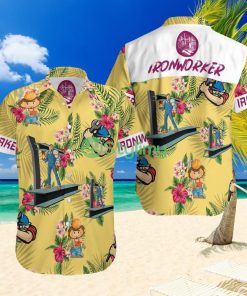 Ironworker Tropical Hawaiian Shirt - Ironworker Tropical Hawaiian Shirt