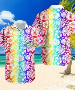 Lgbt Tropical Hawaiian All Over Printed Hawaiian Shirt - Lgbt Tropical Hawaiian All Over Printed Hawaiian Shirt