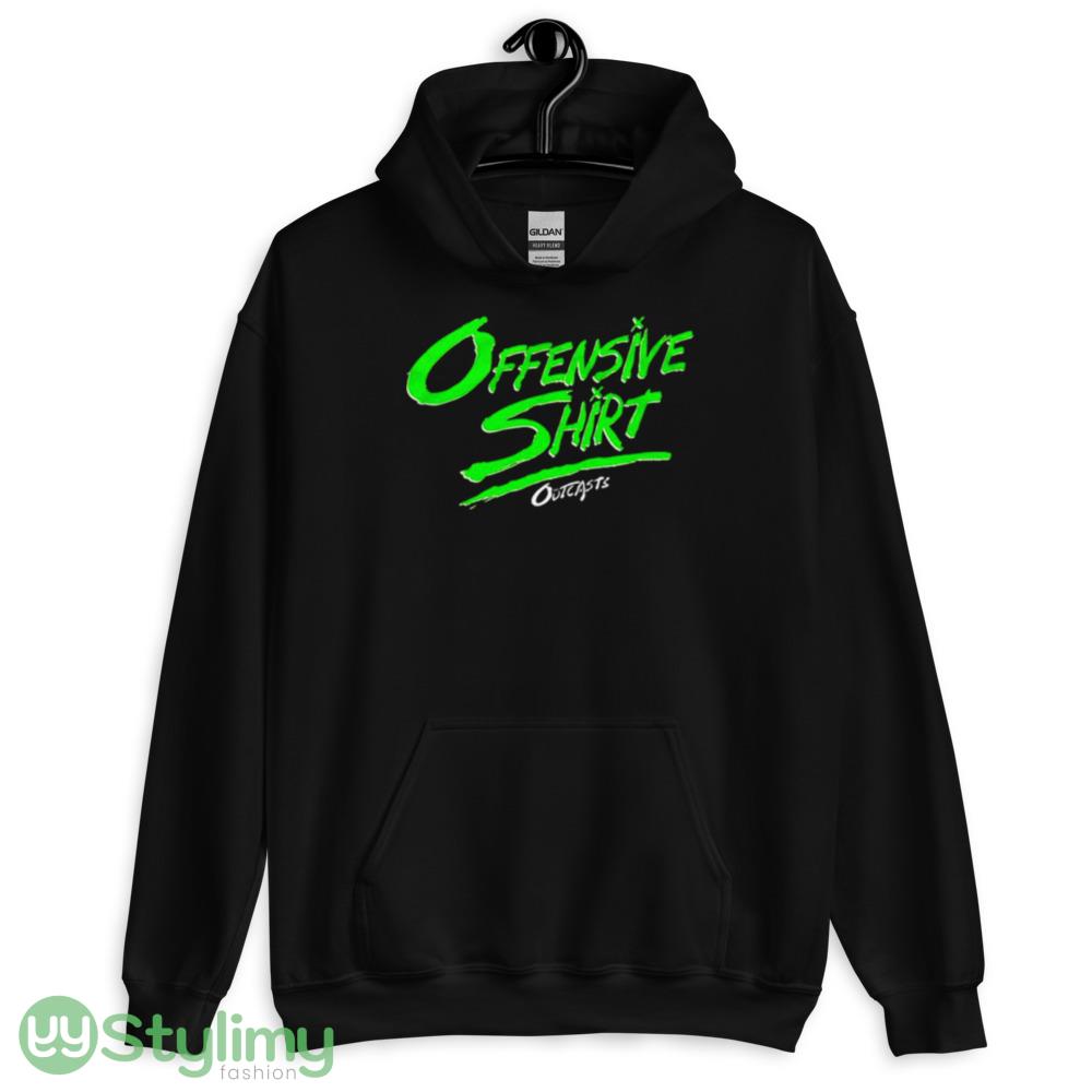 Outcasts offensive shirt 2 Outcasts offensive shirt - 18500 Unisex Heavy Blend Hooded Sweatshirt