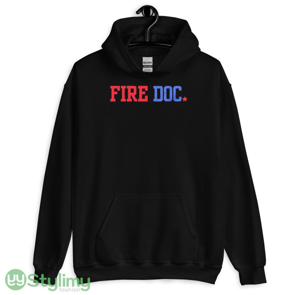 Philadelphia 76ers fire doc shirt 9 Philadelphia 76ers fire doc shirt - 18500 Unisex Heavy Blend Hooded Sweatshirt